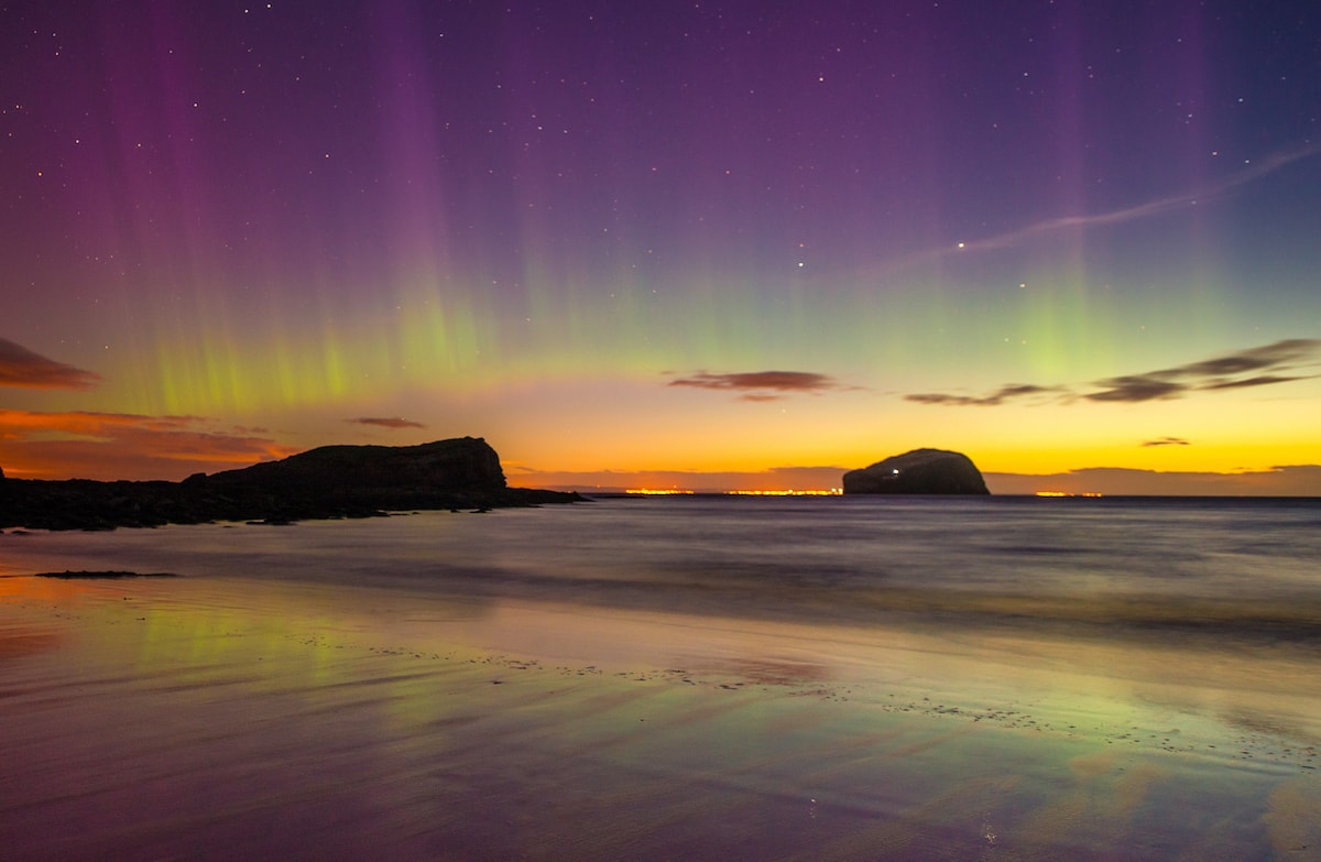 northern lights scotland, aurora borealis